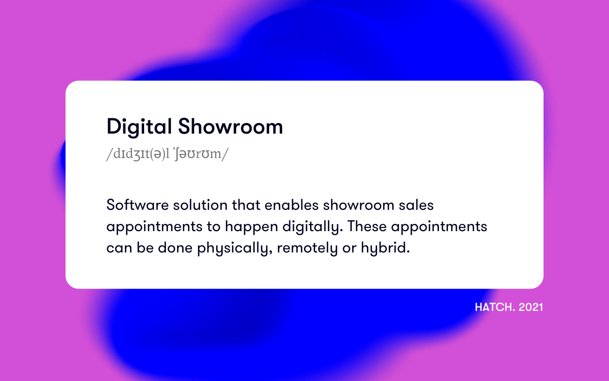 Digital Showroom definition